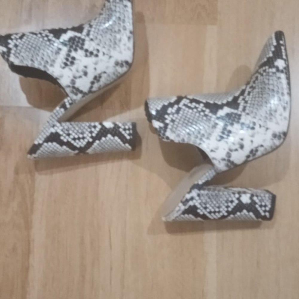 Aldo Python Print Mules - image 2